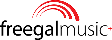 Logo for Freegal music streaming service